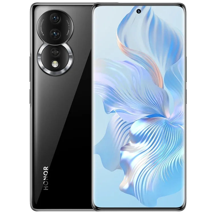 Câmaras Triplas Traseiras, Identificação por Impressão Digital no Ecrã, 6,67 polegadas Magic UI 7.0 Qualcomm Snapdragon 782G Octa Core até 2,7GHz, Rede: 5G, OTG, NFC, Não Suporta Google Play, Honor 80 5G, 8GB+256GB