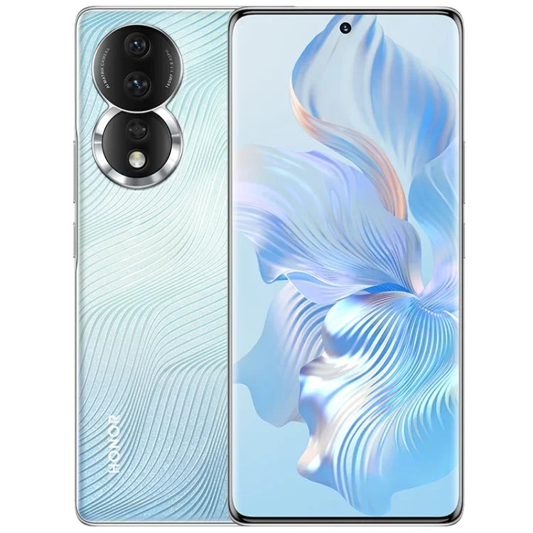 Câmaras Triplas Traseiras, Identificação por Impressão Digital no Ecrã, 6,67 polegadas Magic UI 7.0 Qualcomm Snapdragon 782G Octa Core até 2,7GHz, Rede: 5G, OTG, NFC, Não Suporta Google Play, Honor 80 5G, 8GB+256GB