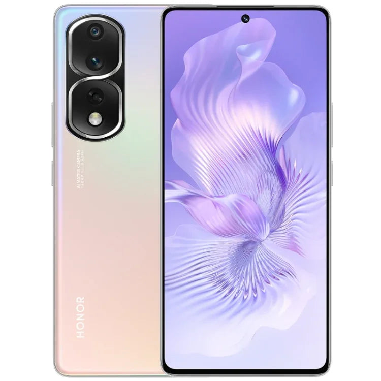 Câmaras Triplas Traseiras, Identificação por Impressão Digital no Ecrã, 6,67 polegadas Magic UI 7.0 Qualcomm Snapdragon 8+ Gen1 Octa Core até 3,0GHz, Rede: 5G, OTG, NFC, Não Suporta Google Play, Honor 80 Pro Flat 5G, 12GB+256GB