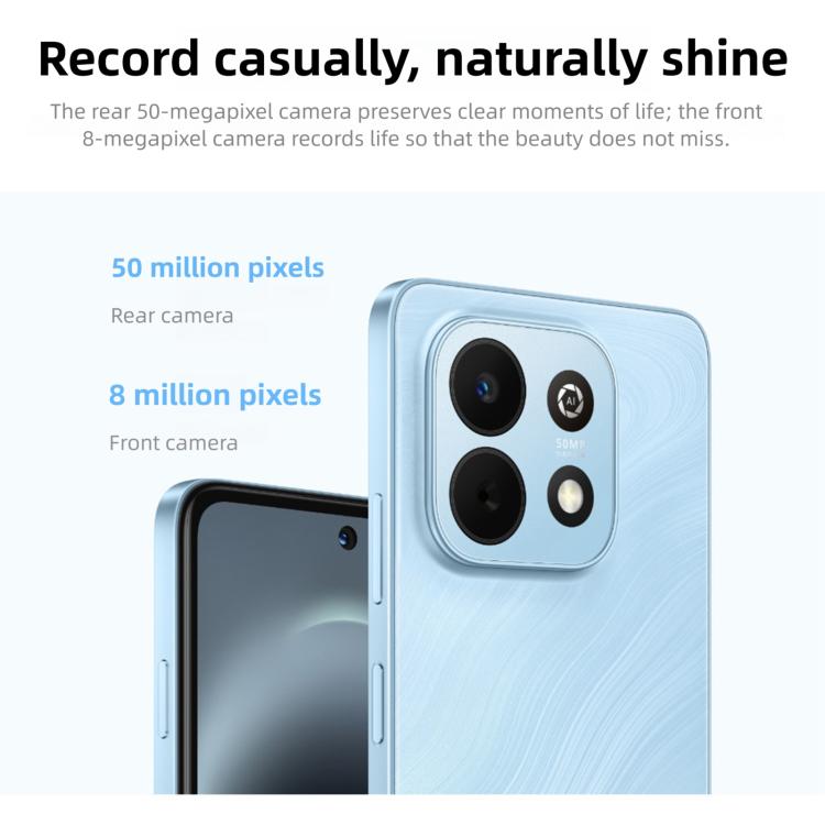 HUAWEI Enjoy 90 Plus, 8GB+256GB, Leitor de Impressões Digitais Lateral, 6,67 polegadas HarmonyOS 6.0 Kirin 8000, OTG, Não Suporta Google Play, 8GB+256GB