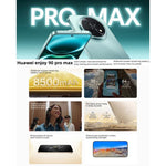 HUAWEI Enjoy 90 Pro Max, 8GB+128GB, Leitor de Impressões Digitais Lateral, 6,84 polegadas HarmonyOS 6.0 Kirin 8000, OTG, Não Suporta Google Play, 8GB+128GB