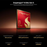 Xiaomi 17 Global, 12GB+256GB, Impressão digital ultrassónica, 6,3 polegadas Xiaomi HyperOS 3 Snapdragon 8 Elite Gen 5 Octa Core, NFC, Rede: 5G, 12GB+256GB