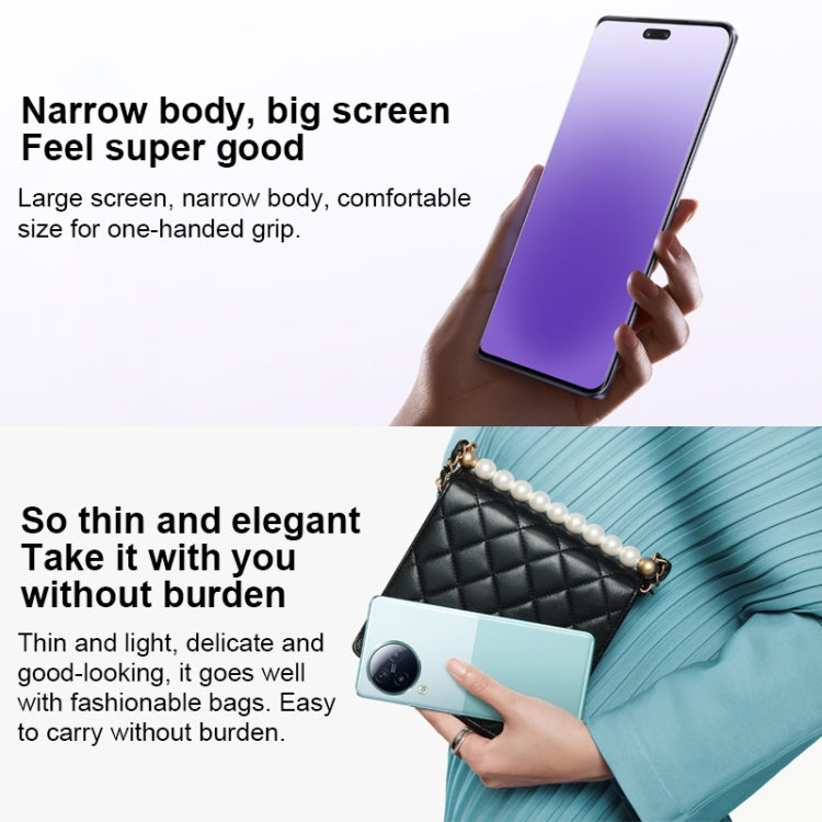 Três câmaras traseiras + duas câmaras frontais, identificação por impressão digital no ecrã, bateria de 4500mAh, 6,55 polegadas MIUI 14 Dimensity 8200-Ultra Octa Core 4nm até 3,1GHz, Rede: 5G, NFC, 16GB+1TB
