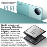 Três câmaras traseiras + duas câmaras frontais, identificação por impressão digital no ecrã, bateria de 4500mAh, 6,55 polegadas MIUI 14 Dimensity 8200-Ultra Octa Core 4nm até 3,1GHz, Rede: 5G, NFC, 16GB+1TB