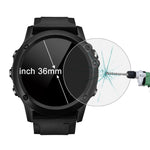 ENKAY Hat-Prince for 36mm Diameter Circular Dial Smart Watch 0.2mm 9H Surface Hardness 2.15D Curved Explosion-proof Tempered Glass Screen Film