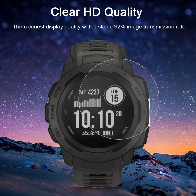 ENKAY Hat-Prince for 39mm Diameter Circular Dial Smart Watch 0.2mm 9H Surface Hardness 2.15D Curved Explosion-proof Tempered Glass Screen Film