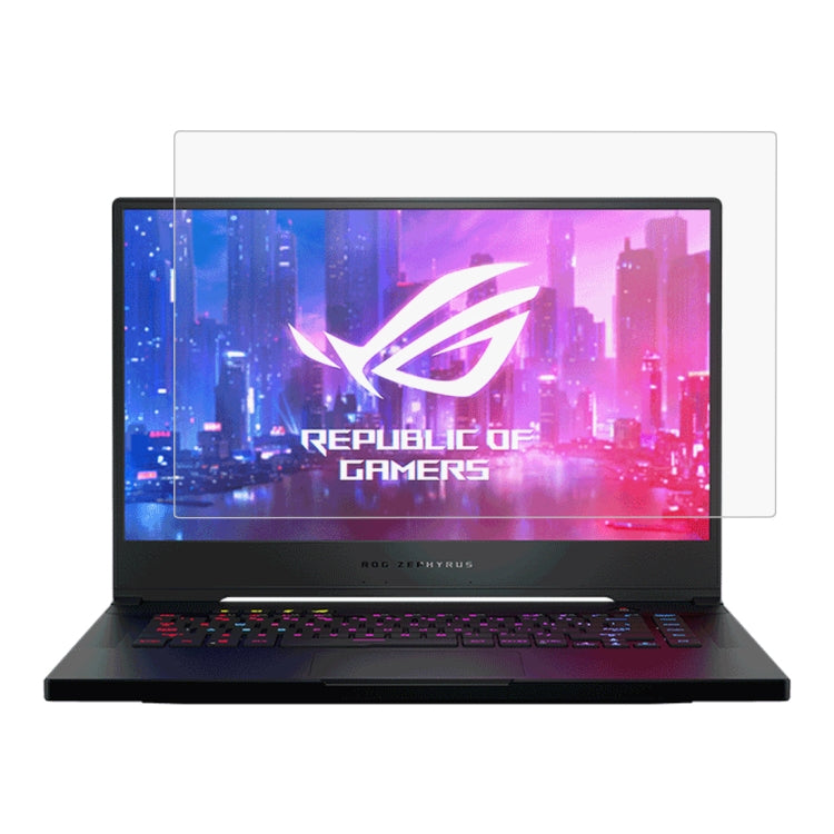 Película protetora de vidro temperado HD para ecrã de portátil ASUS ROG Zephyrus M GU502 15,6 polegadas, Para ASUS ROG Zephyrus M 15,6 polegadas