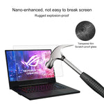 Película protetora de vidro temperado HD para ecrã de portátil ASUS ROG Zephyrus M GU502 15,6 polegadas, Para ASUS ROG Zephyrus M 15,6 polegadas