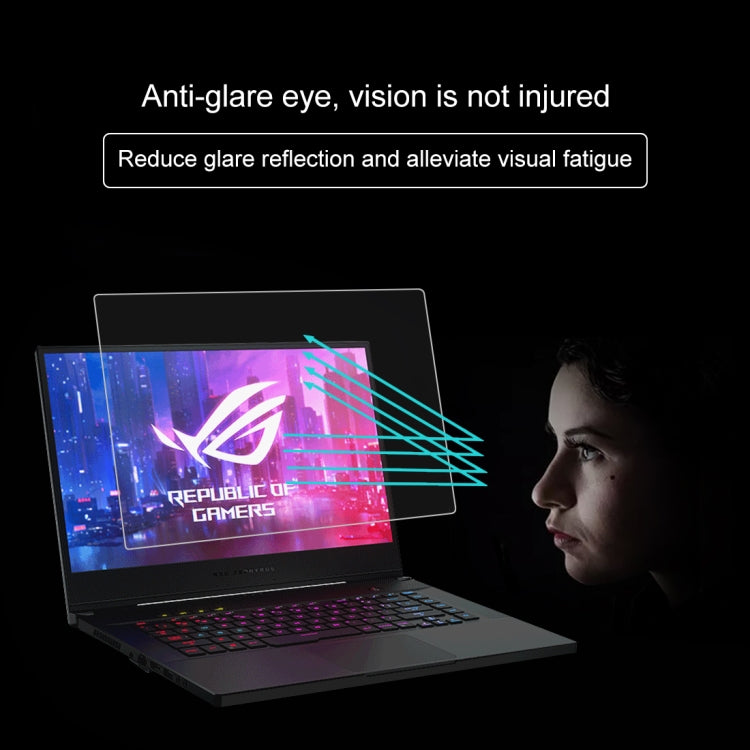 Película protetora de vidro temperado HD para ecrã de portátil ASUS ROG Zephyrus M GU502 15,6 polegadas, Para ASUS ROG Zephyrus M 15,6 polegadas