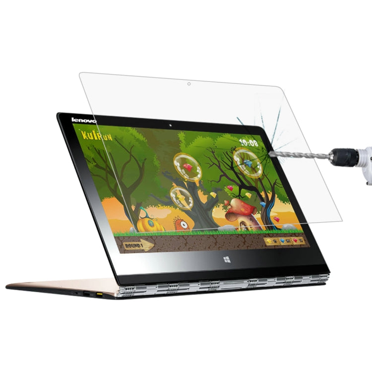 Película de vidro temperado de ecrã completo com dureza de superfície 9H 0,4mm para Lenovo YOGA 3 Pro 13,3 polegadas, Yoga 3 Pro