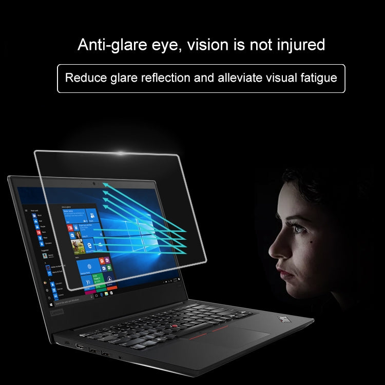 Película de vidro temperado de ecrã completo com dureza de superfície 9H 0,4mm para Lenovo ThinkPad E485 14 polegadas, Lenovo E485