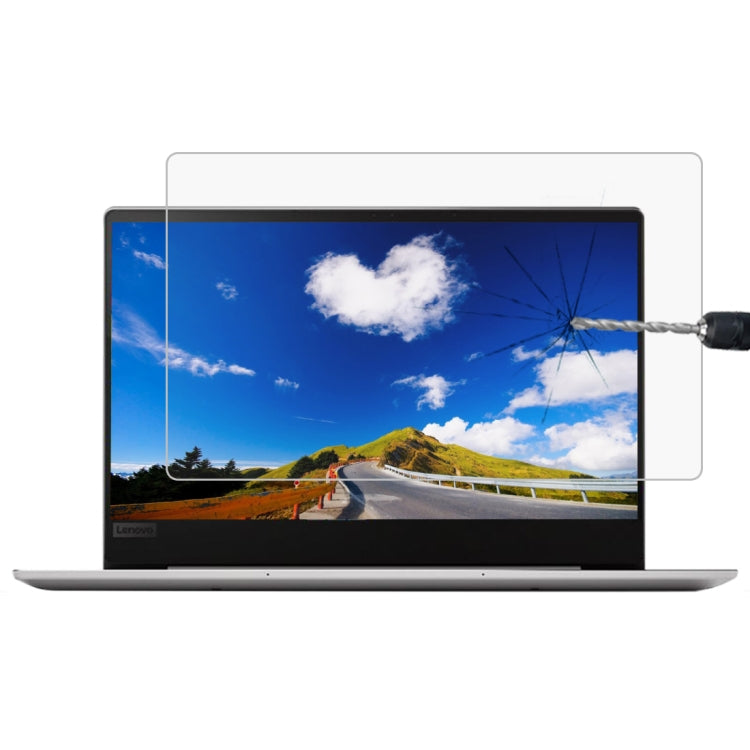Película de vidro temperado de ecrã completo com dureza de superfície 9H 0,4mm para Lenovo Ideapad 720S 13,3 polegadas, Lenovo 720S