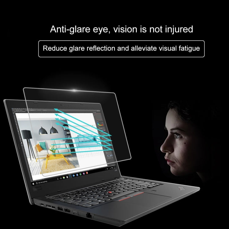 Película de vidro temperado de ecrã completo com dureza de superfície 9H 0,4mm para Lenovo ThinkPad L480 14 polegadas, Lenovo L480