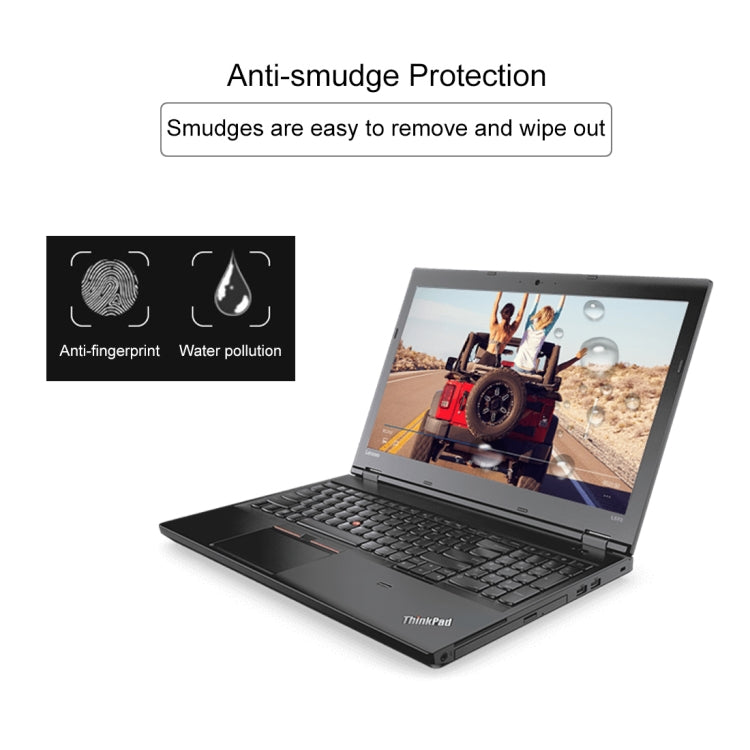 Película de vidro temperado de ecrã completo com dureza de superfície 9H para Lenovo ThinkPad L570 15,6 polegadas, Lenovo L570