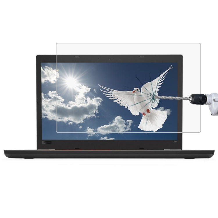 Película de Vidro Temperado de Dureza de Superfície 9H para Ecrã Completo Lenovo ThinkPad L580 15,6 polegadas, Lenovo L580