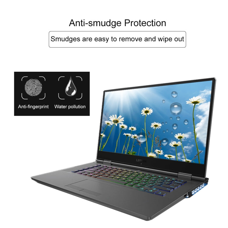 Película de vidro temperado de ecrã completo com dureza de superfície 9H para Lenovo Y7000P 15,6 polegadas, Lenovo Y7000P