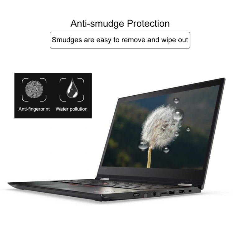Película de vidro temperado de ecrã completo com dureza de superfície 9H 0,4mm para Lenovo ThinkPad Yoga 370 13,3 polegadas, Yoga 370