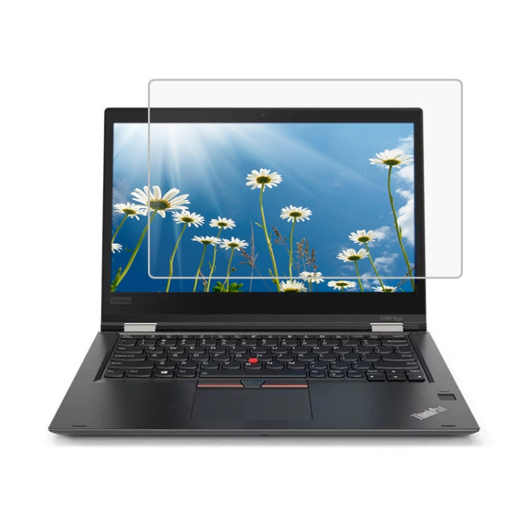 Película de vidro temperado de ecrã completo com dureza de superfície 9H 0,4mm para Lenovo ThinkPad X380 Yoga 13,3 polegadas, X380 Yoga