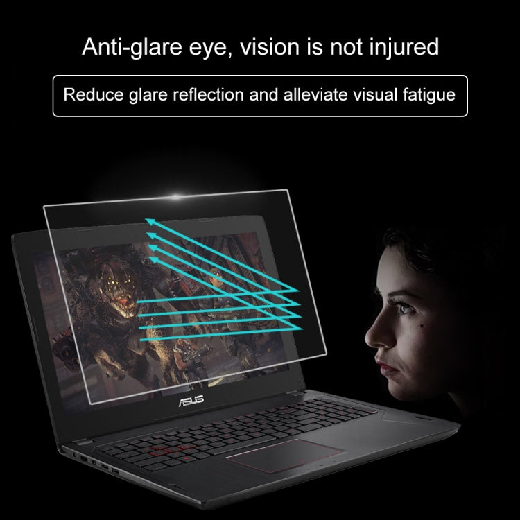 Película protetora de vidro temperado HD para ecrã de portátil ASUS FX502VM 15,6 polegadas, Para ASUS FX502VM 15,6 polegadas
