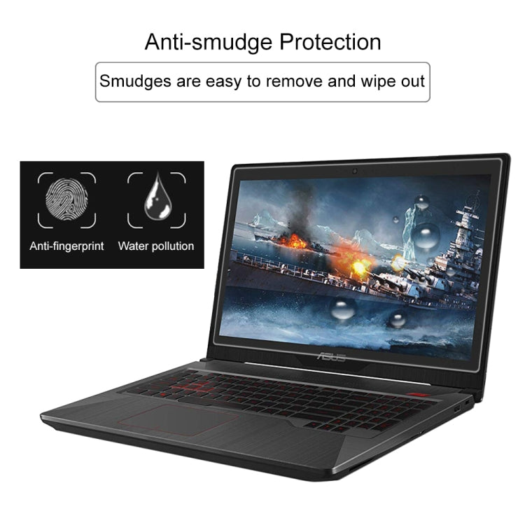 Película protetora de vidro temperado HD para ecrã de portátil ASUS FX503 15,6 polegadas, Para ASUS FX503 15,6 polegadas