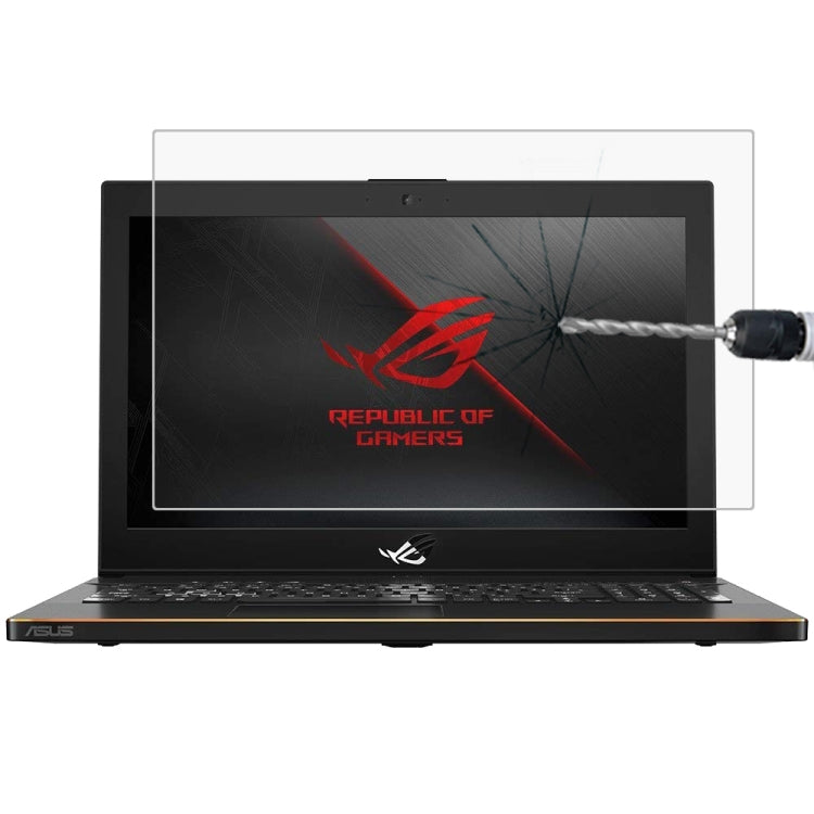 Película protetora de vidro temperado HD para ecrã de portátil ASUS ROG GU501 15,6 polegadas, Para ASUS ROG GU501 15,6 polegadas