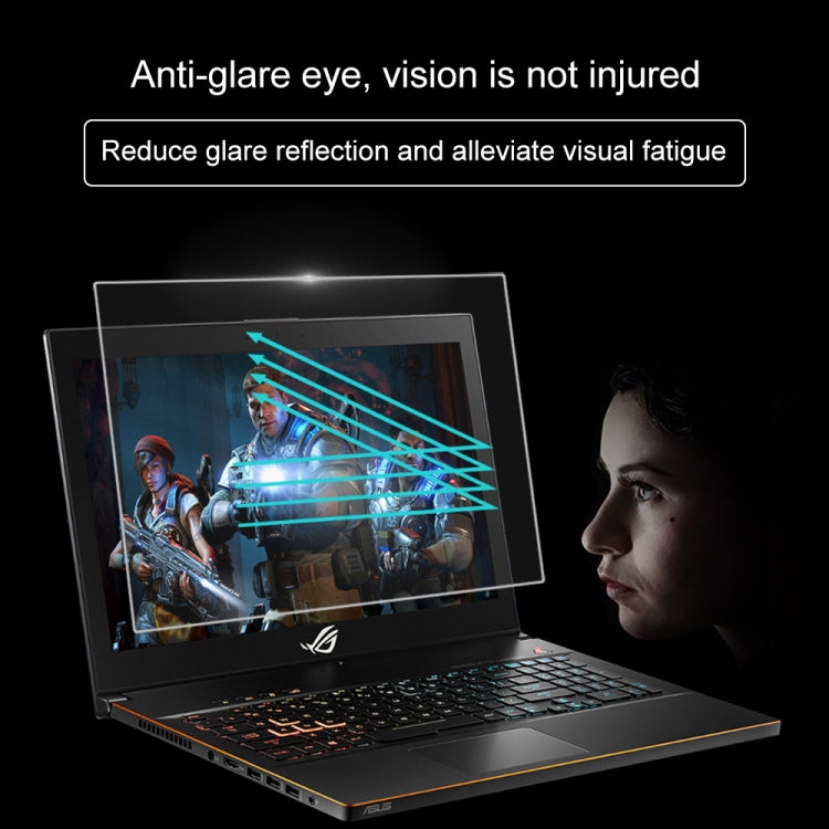 Película protetora de vidro temperado HD para ecrã de portátil ASUS ROG GU501 15,6 polegadas, Para ASUS ROG GU501 15,6 polegadas