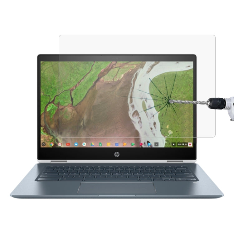 Película protetora de vidro temperado HD para ecrã de portátil HP Chromebook x360 - 14-da0021nr 14 polegadas, Para HP Chromebook x360 - 14-da0021nr 14 polegadas