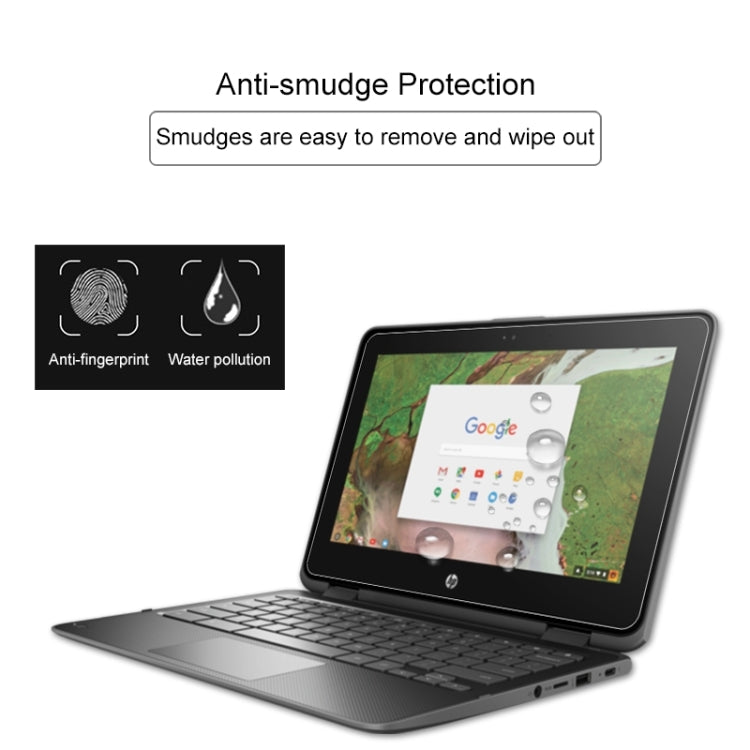 Película protetora de vidro temperado HD para ecrã de portátil HP Chromebook x360 11 G1 EE 11,6 polegadas, Para HP Chromebook x360 11 G1 EE 11,6 polegadas