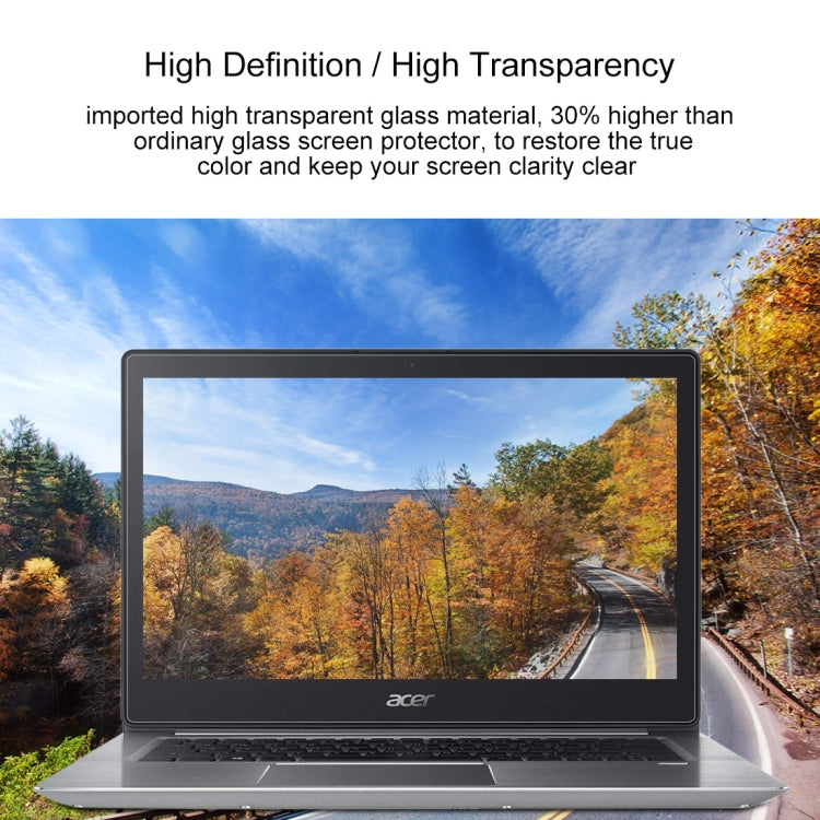 Película protetora de vidro temperado HD para ecrã de portátil Acer Swift 3 - SF314-52G-842K 14 polegadas, Para portátil Acer Swift 3 - SF314-52G-842K 14 polegadas