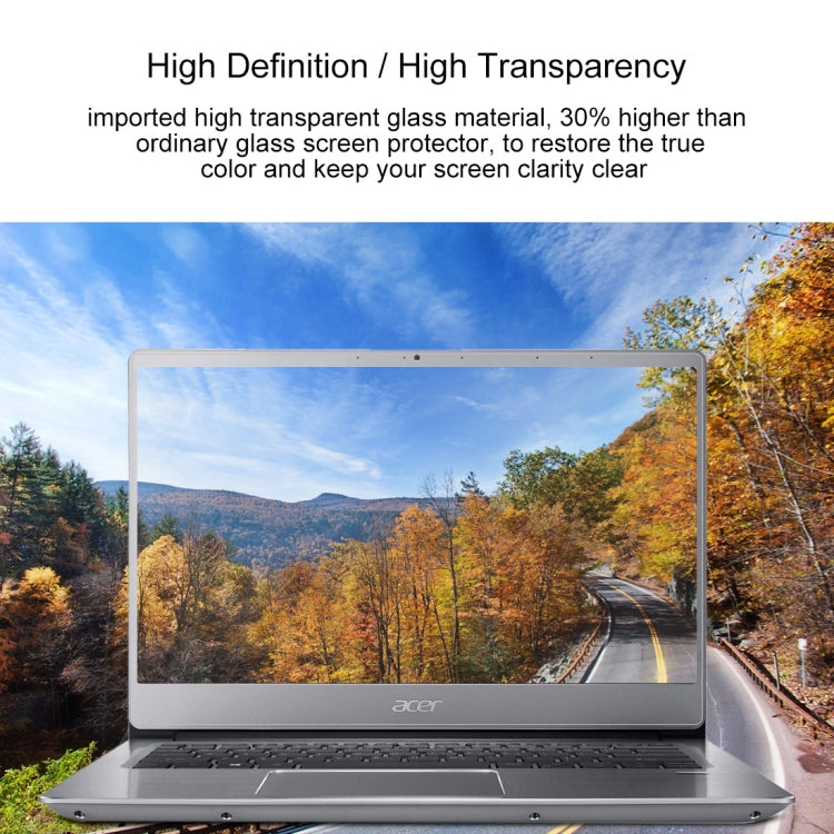 Película protetora de vidro temperado HD para ecrã de portátil Acer Swift 3 - SF314-54-524Y 14 polegadas, Para portátil Acer Swift 3 - SF314-54-524Y 14 polegadas