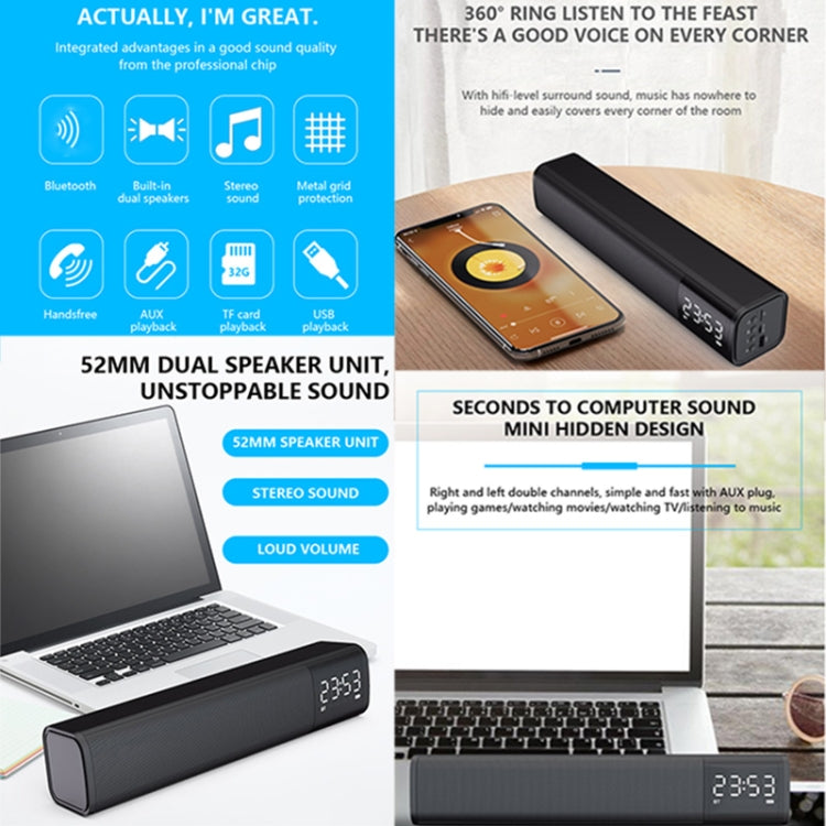 Coluna Bluetooth Estéreo M2 com Subwoofer Loud Boat para TV e Home Theater Sem Fios