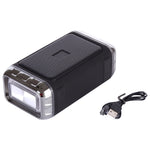 Coluna Sem Fios Portátil LN-22 DC 5V com Chamadas Mãos Livres e Luz LED Colorida Dupla, Suporta USB, Cartão TF e AUX 3,5mm, LN-22