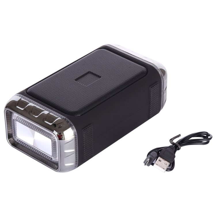 Coluna Sem Fios Portátil LN-22 DC 5V com Chamadas Mãos Livres e Luz LED Colorida Dupla, Suporta USB, Cartão TF e AUX 3,5mm, LN-22