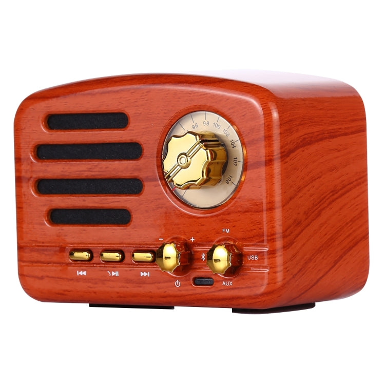 Coluna Retro Bluetooth HiFi Angel MA-1500 com Luz LED Colorida, Suporta USB, FM e AUX 3,5mm