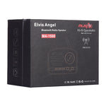 Coluna Retro Bluetooth HiFi Angel MA-1500 com Luz LED Colorida, Suporta USB, FM e AUX 3,5mm