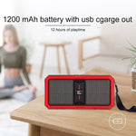 Coluna Bluetooth Sem Fios Portátil G36 DC 5V com Chamadas Mãos Livres, Suporta USB & Cartão TF & Auxiliar 3,5mm & FM, G36