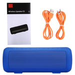 com microfone incorporado e pega, suporte para chamadas mãos-livres, cartão TF, entrada AUX e power bank, distância Bluetooth: 10m