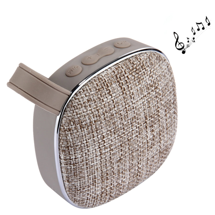 Coluna estéreo Bluetooth portátil X25 com design em tecido, microfone incorporado, suporte para chamadas mãos-livres, cartão TF e entrada AUX, distância Bluetooth: 10m