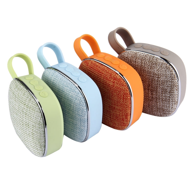 Coluna estéreo Bluetooth portátil X25 com design em tecido, microfone incorporado, suporte para chamadas mãos-livres, cartão TF e entrada AUX, distância Bluetooth: 10m