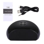com microfone incorporado, suporte para chamadas mãos-livres, cartão TF, entrada AUX e rádio FM, distância Bluetooth: 10m