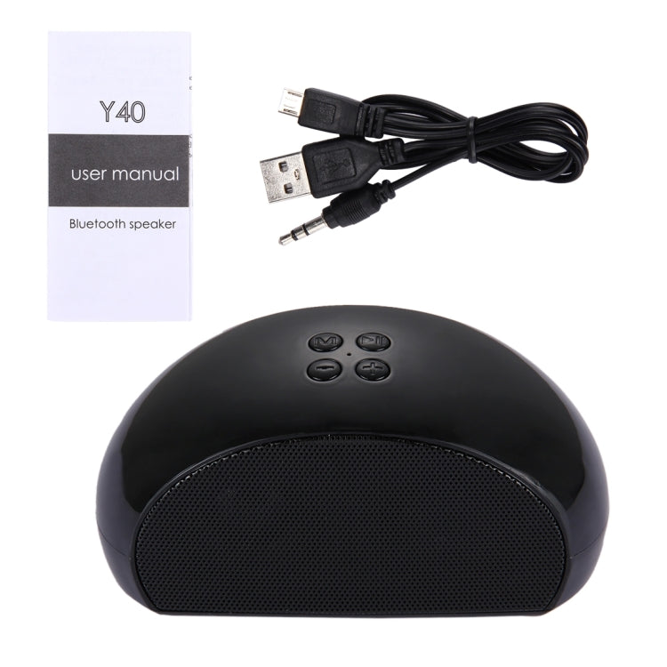 com microfone incorporado, suporte para chamadas mãos-livres, cartão TF, entrada AUX e rádio FM, distância Bluetooth: 10m