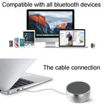 Coluna Bluetooth portátil BS01, suporte para chamadas mãos-livres, cartão TF e entrada AUX