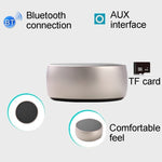 Coluna Bluetooth portátil BS01, suporte para chamadas mãos-livres, cartão TF e entrada AUX