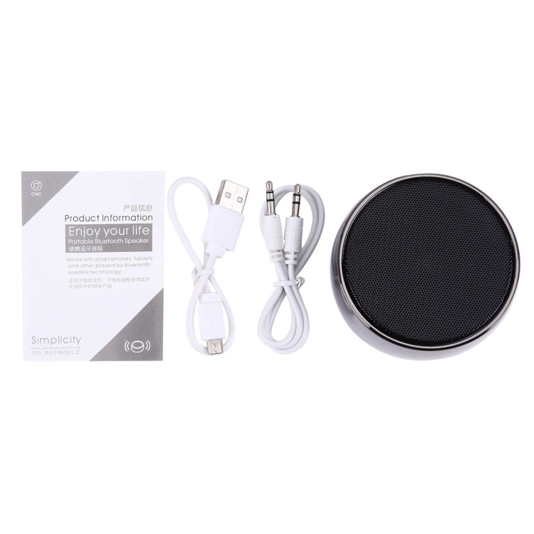 Coluna Bluetooth portátil BS01, suporte para chamadas mãos-livres, cartão TF e entrada AUX
