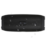 Coluna estéreo Bluetooth impermeável Charge3 Life, microfone incorporado, suporte para chamadas mãos-livres, cartão TF, entrada AUX e power bank