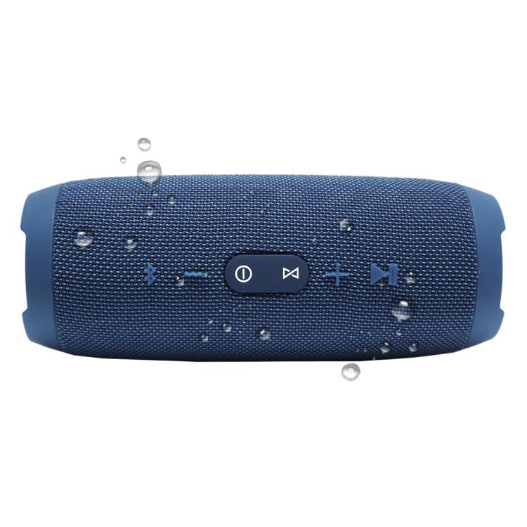 Coluna estéreo Bluetooth impermeável Charge3 Life, microfone incorporado, suporte para chamadas mãos-livres, cartão TF, entrada AUX e power bank