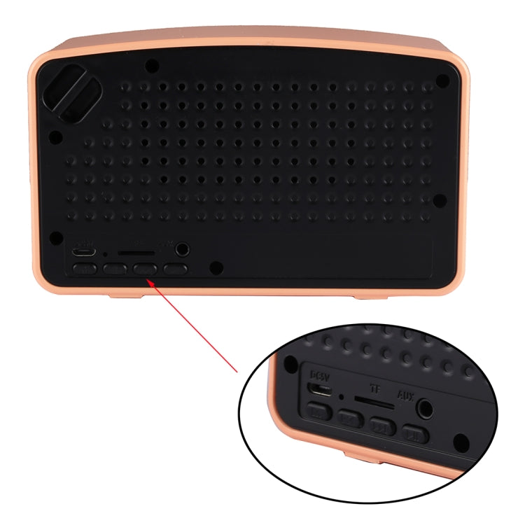 Microfone Integrado, Suporta Chamadas Mãos Livres & Cartão TF & Entrada AUX & FM, Distância Bluetooth: 10m