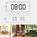 Coluna Mini Bluetooth 5.0 AEC BT501 com LED, Despertador, Relógio e Espelho, Suporta Cartão TF de 32G, BT501