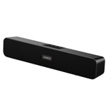 Rádio Multimédia Bluetooth LEERFEI E91 10W em Forma de Barra Longa com Duas Colunas, Suporta Cartão TF / Disco U / Entrada AUX 3,5mm