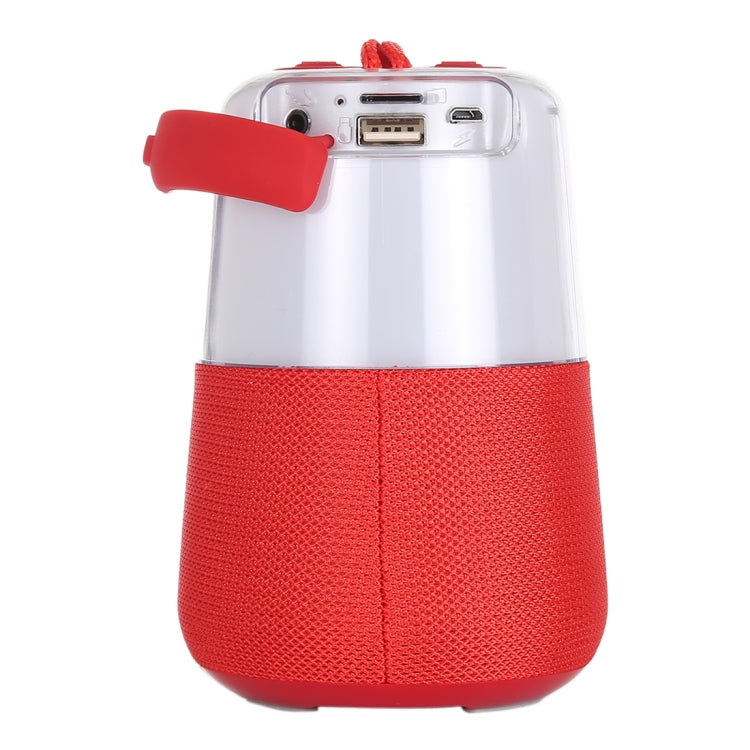 Coluna Estéreo Bluetooth Sem Fios Portátil T&G TG168 com Alça, Microfone Integrado, Suporta Luz LED Intermitente, Cartão TF, Disco U, Entrada AUX e Rádio FM, TG168